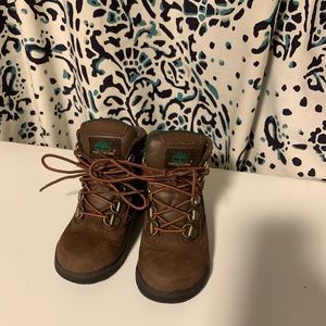 Toddler boy field timberlands